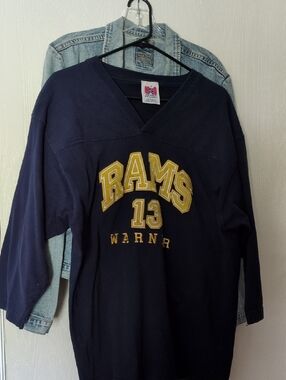 Navy Rams 13 Pullover Jersey -